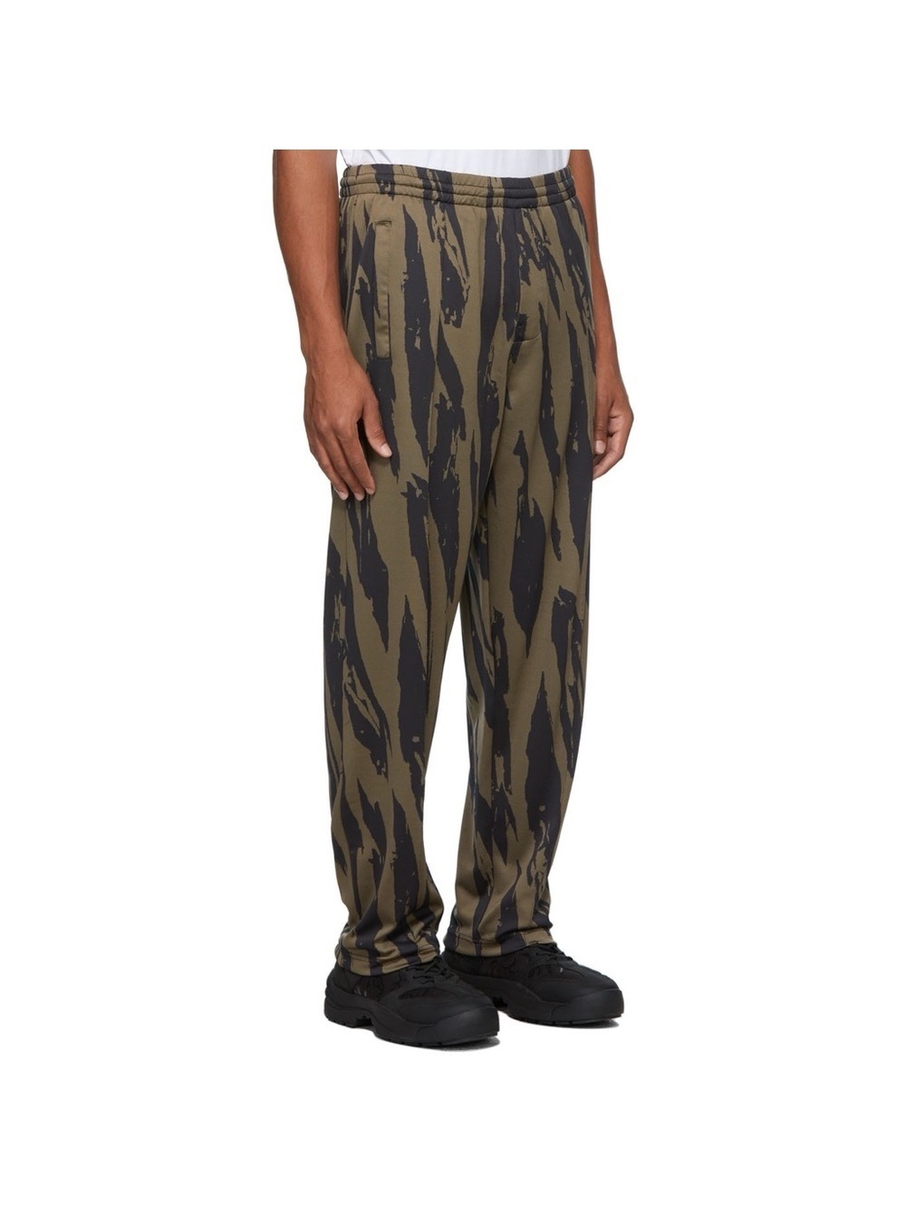 Kenzo Pleat Camo Lounge Pants, Printed Track Size L New w/Tag Retail $480